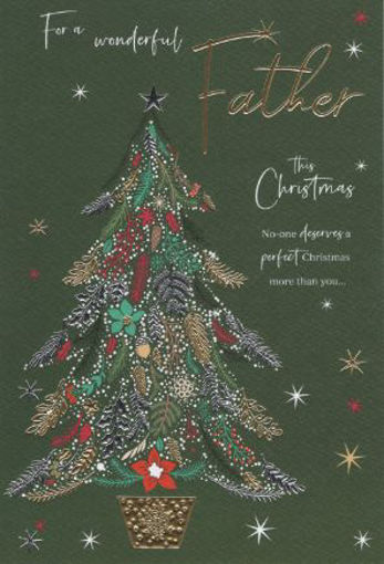 Picture of WONDERFUL FATHER CHRISTMAS CARD